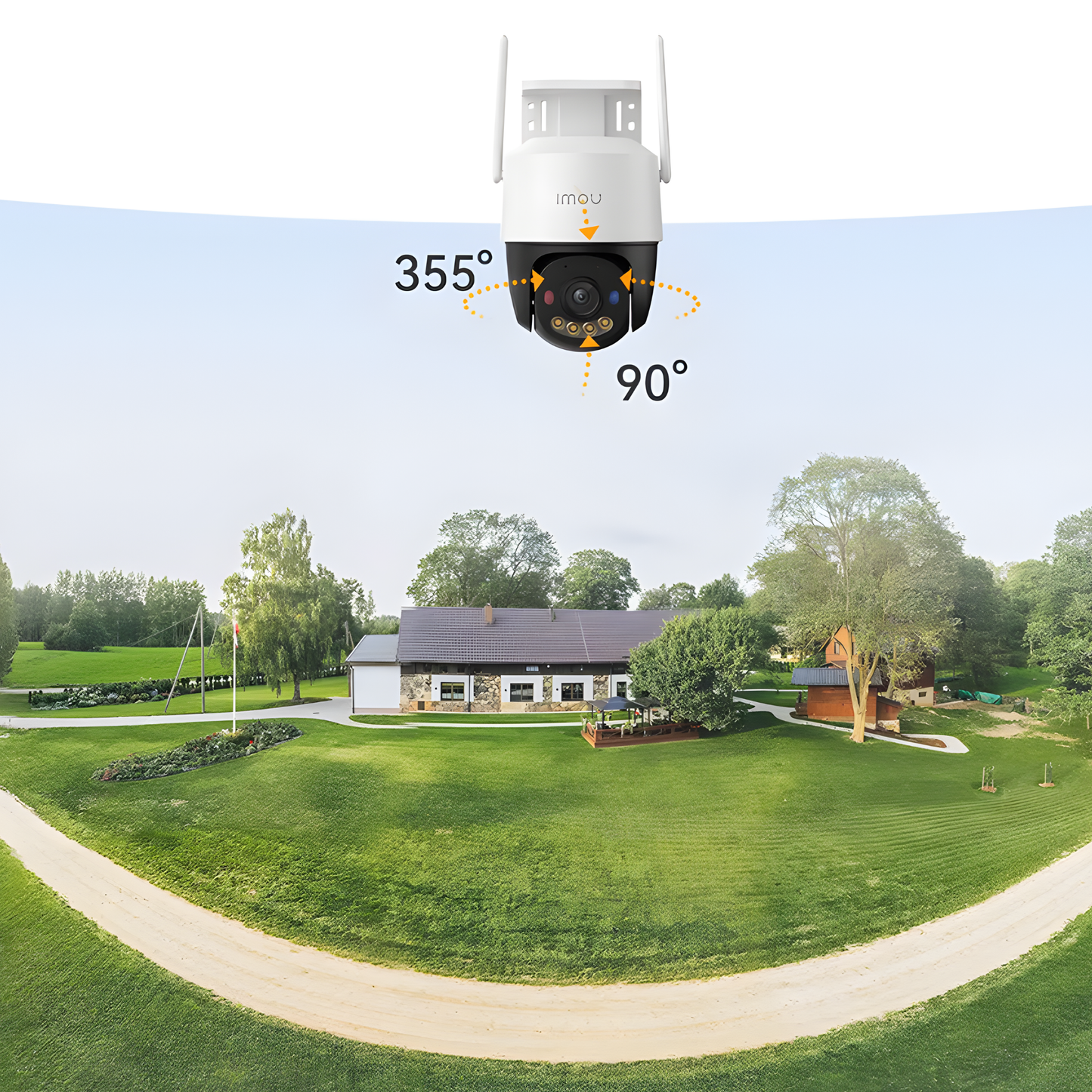 Cruiser Dual 4+4MP | IMOU SENSE® Dual-channel Human & Vehicle Detection
